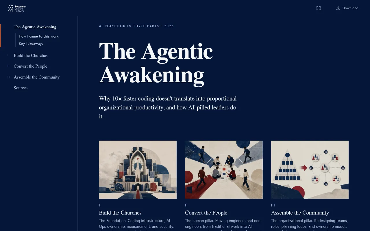 Screenshot of theagenticawakening.com