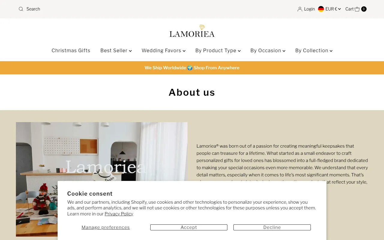 Screenshot of lamoriea.com