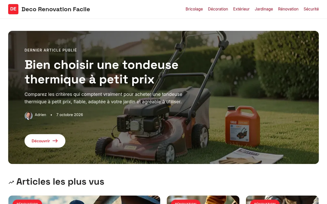 Screenshot of deco-renovation-facile.fr