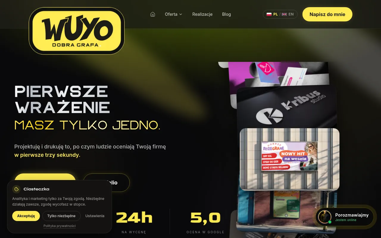 Screenshot of wuyo.pl