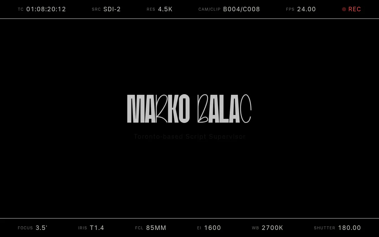 Screenshot of markobalac.ca