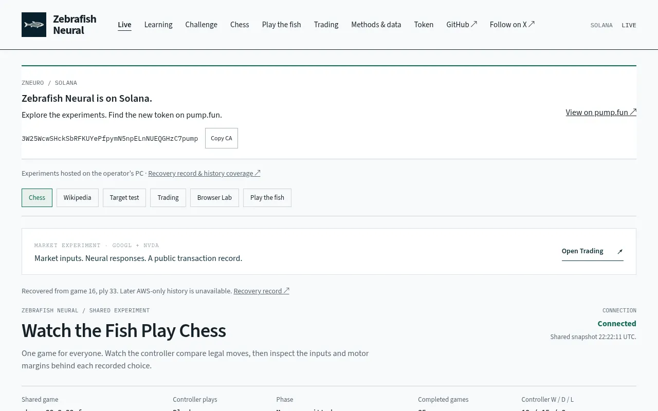 Screenshot of zebraneural.com