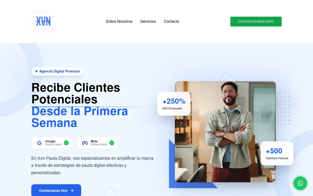 Screenshot of xvndigital.com