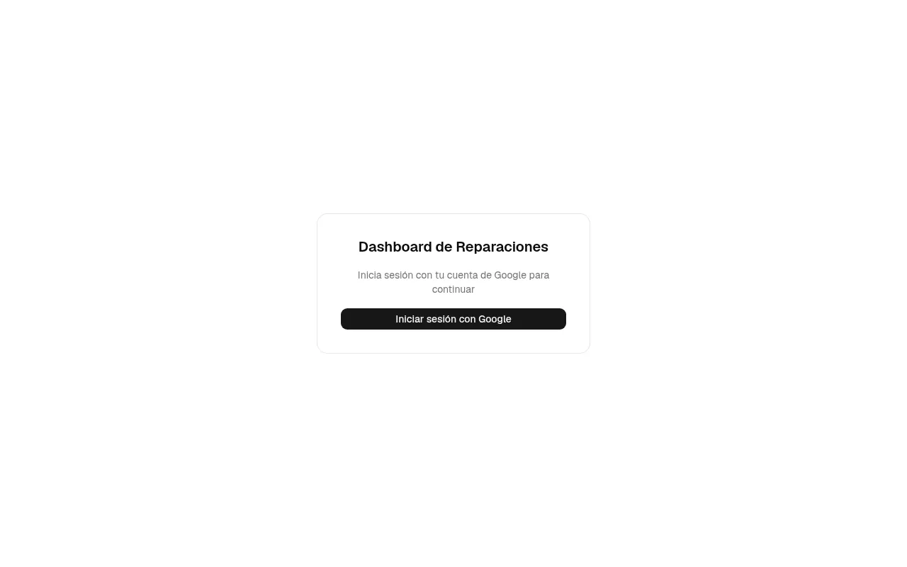 Screenshot of reparaciones-dashboard.vercel.app