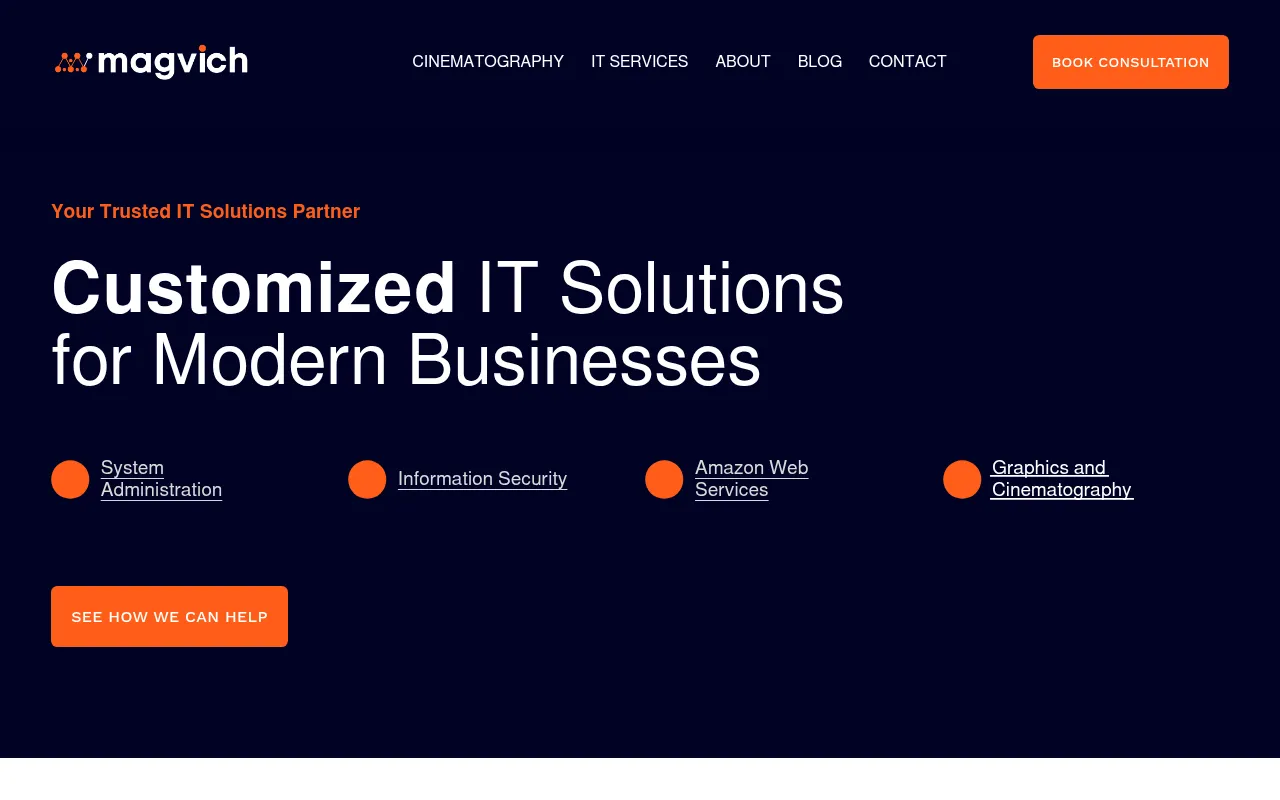 Screenshot of magvich.com