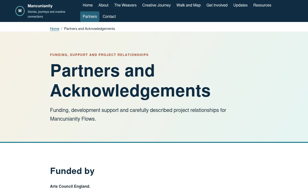 Screenshot of mancunianity.uk