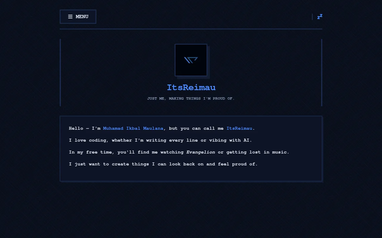 Screenshot of itsreimau.is-a.dev
