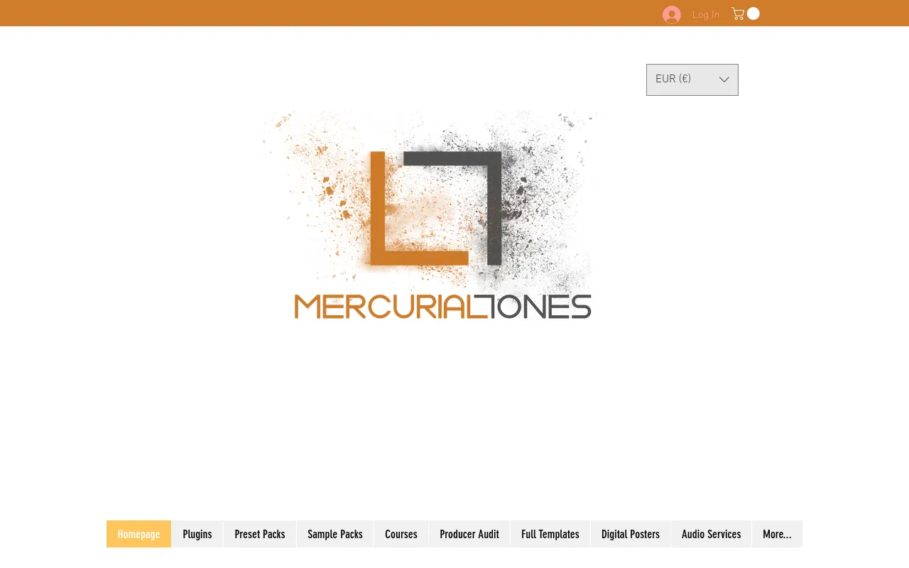 Screenshot of mercurialtones.com