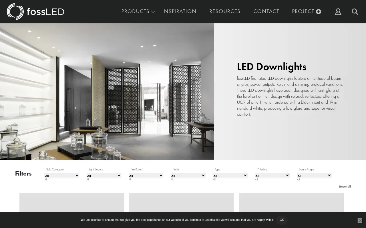 Screenshot of fossled.com