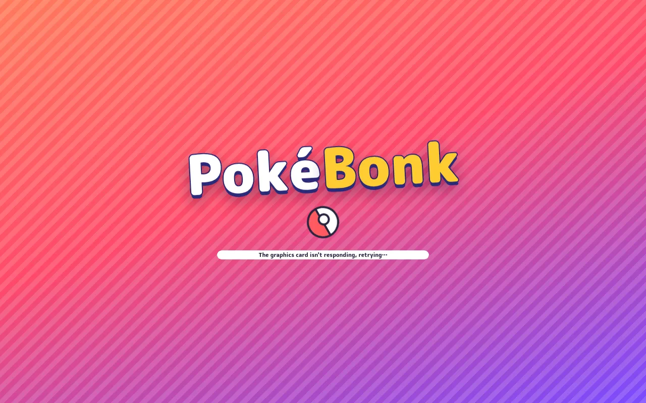 Screenshot of pokebonk.com