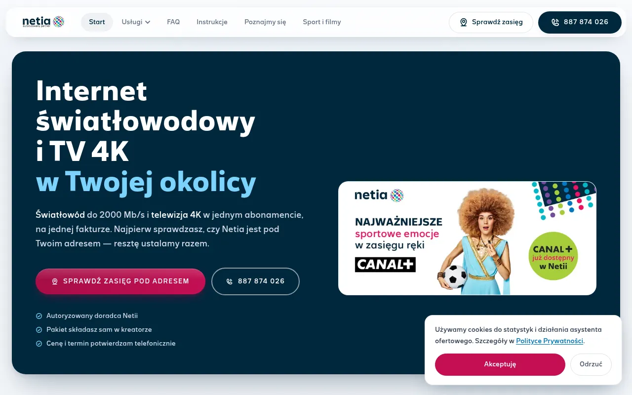 Screenshot of zbuduj-pakiet.pl