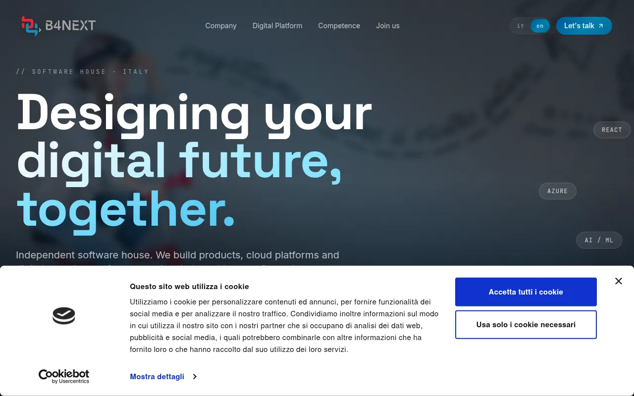 Screenshot of b4next.it