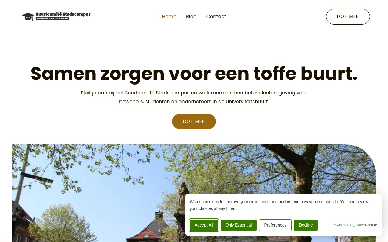 Screenshot of stadscampus.be