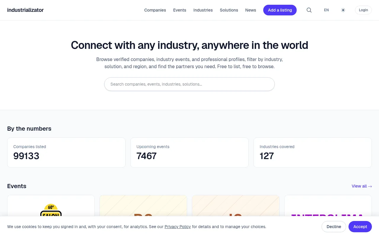Screenshot of industrializator.com