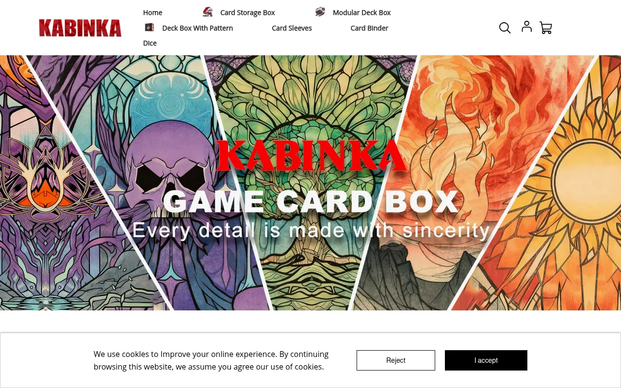 Screenshot of kabinkagame.com
