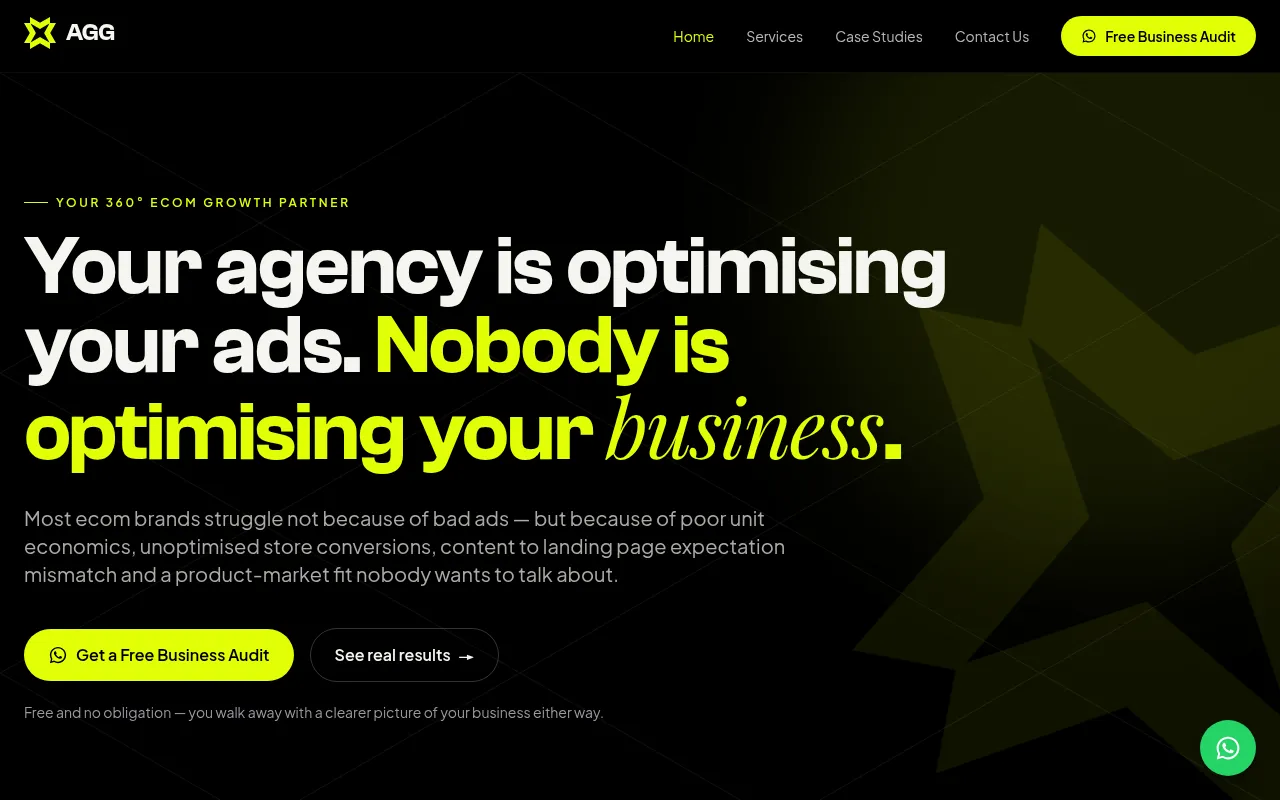 Screenshot of adgrowthguru.com