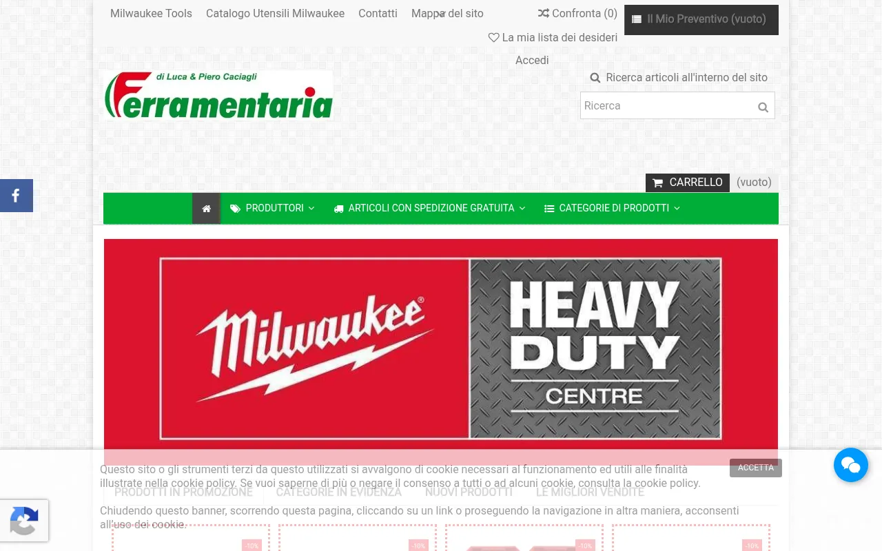 Screenshot of ferramentaria.it