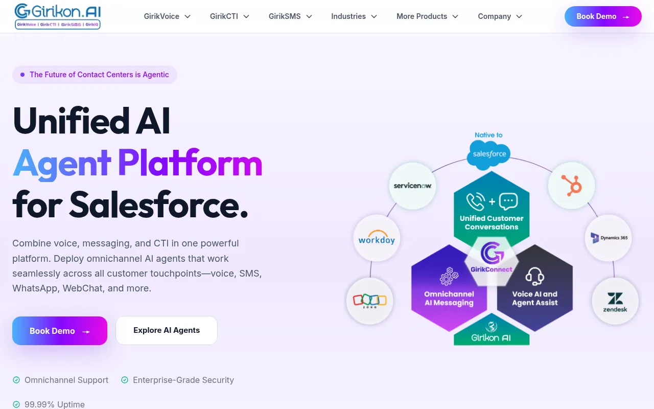 Screenshot of girikon.ai