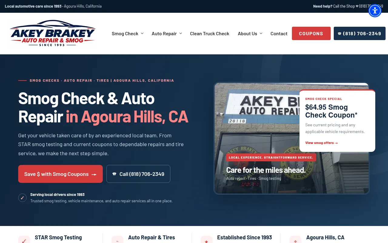 Screenshot of abautomotiverepair.com