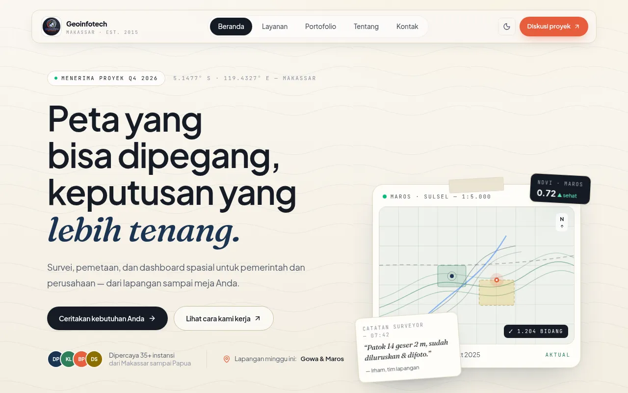 Screenshot of geoinfotech-profile.vercel.app