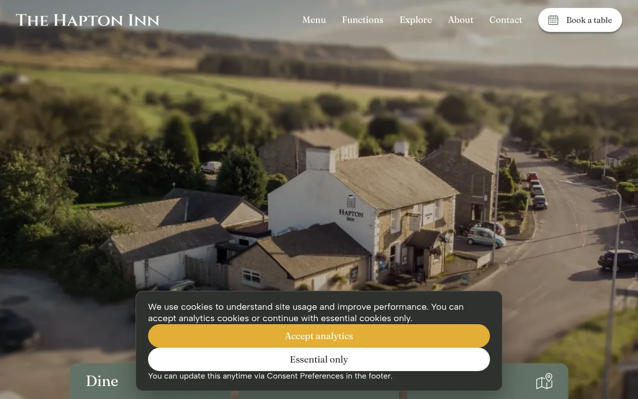 Screenshot of hapton-inn.com
