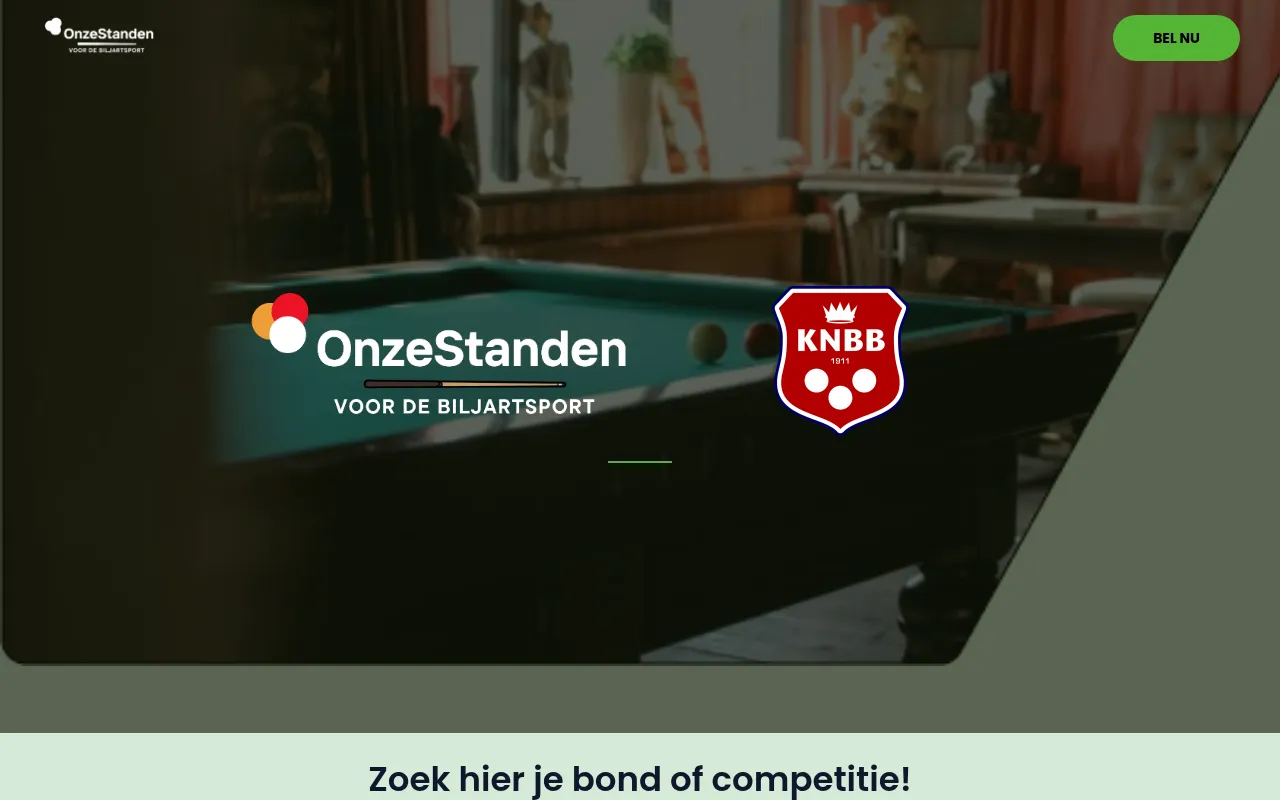 Screenshot of onzestanden.nl