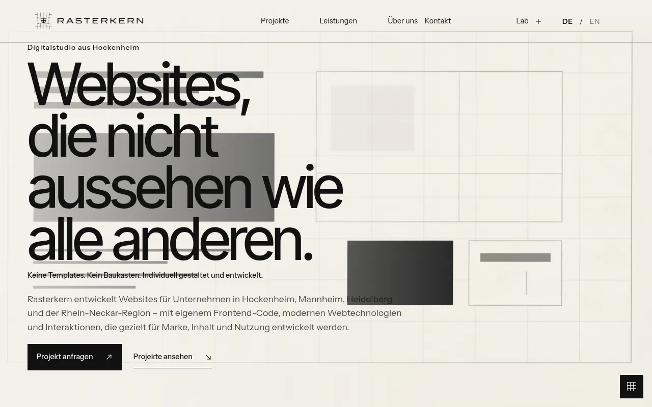 Screenshot of rasterkern.pages.dev
