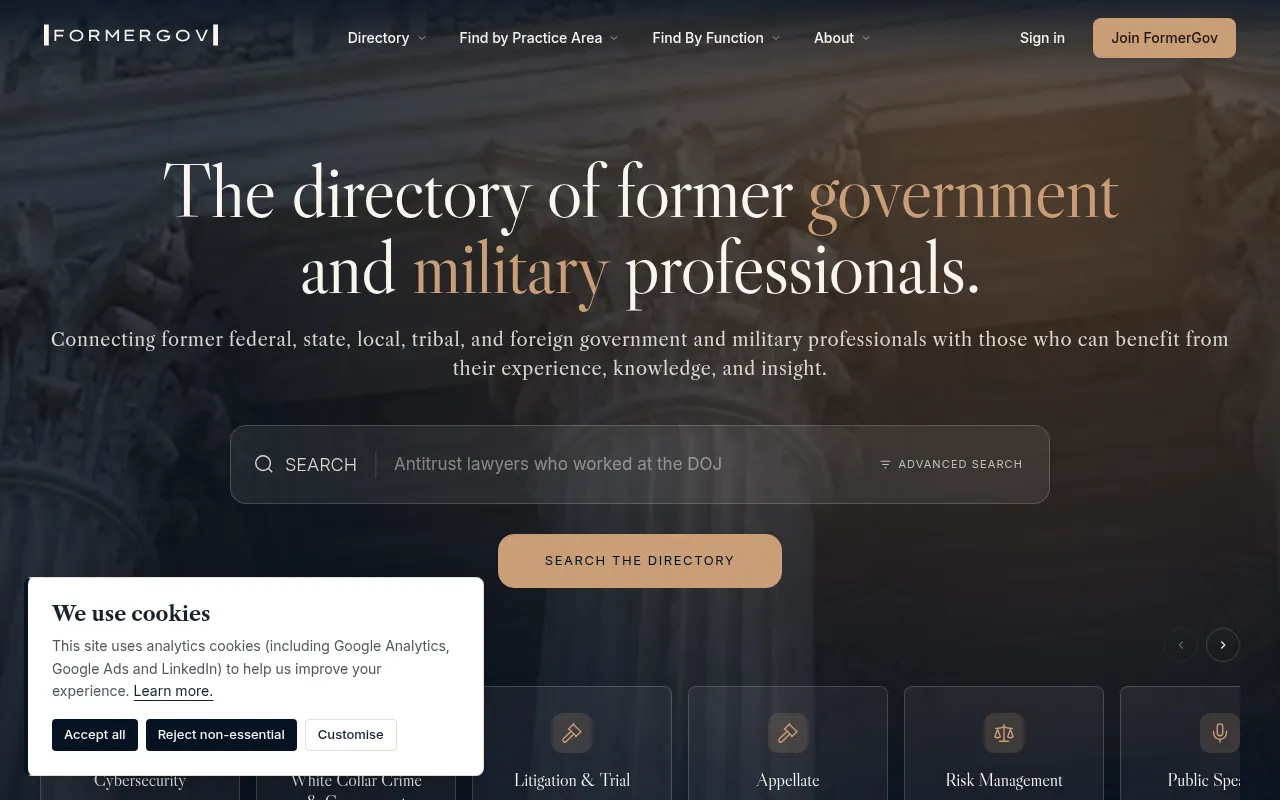 Screenshot of v2.formergov.com