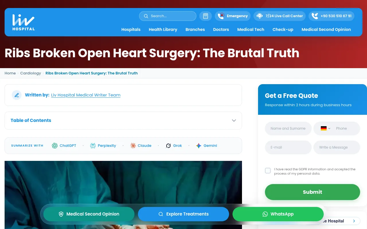 Screenshot of int.livhospital.com
