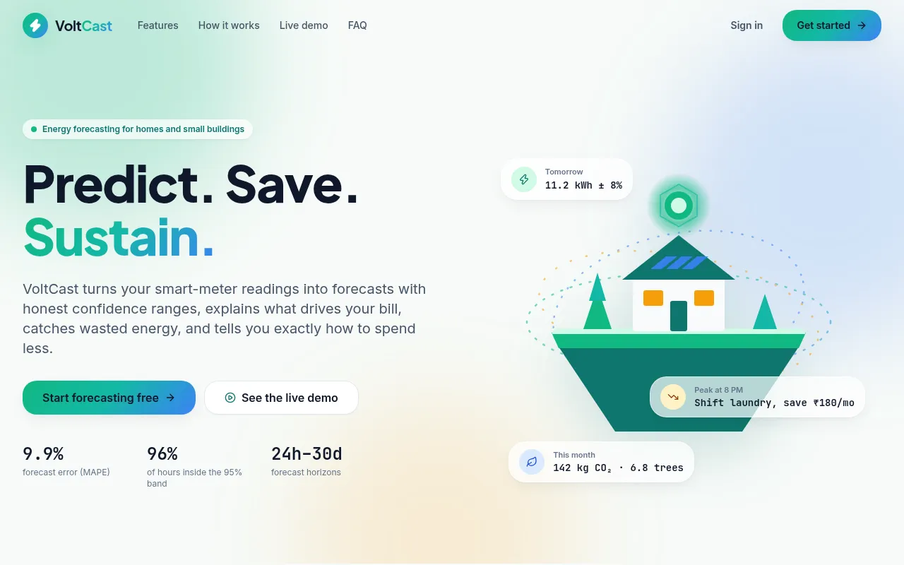 Screenshot of volt-cast.vercel.app