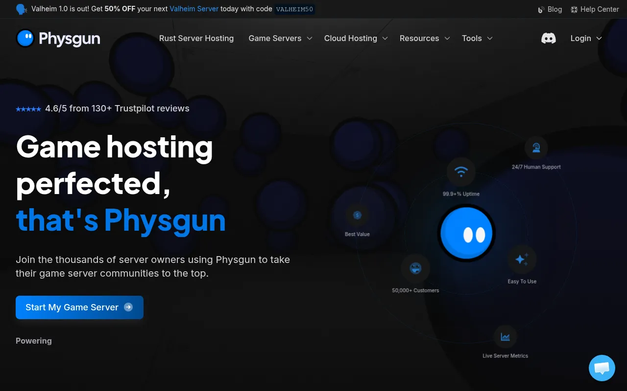 Screenshot of physgun.com