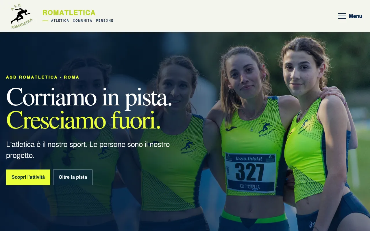 Screenshot of romatletica.it