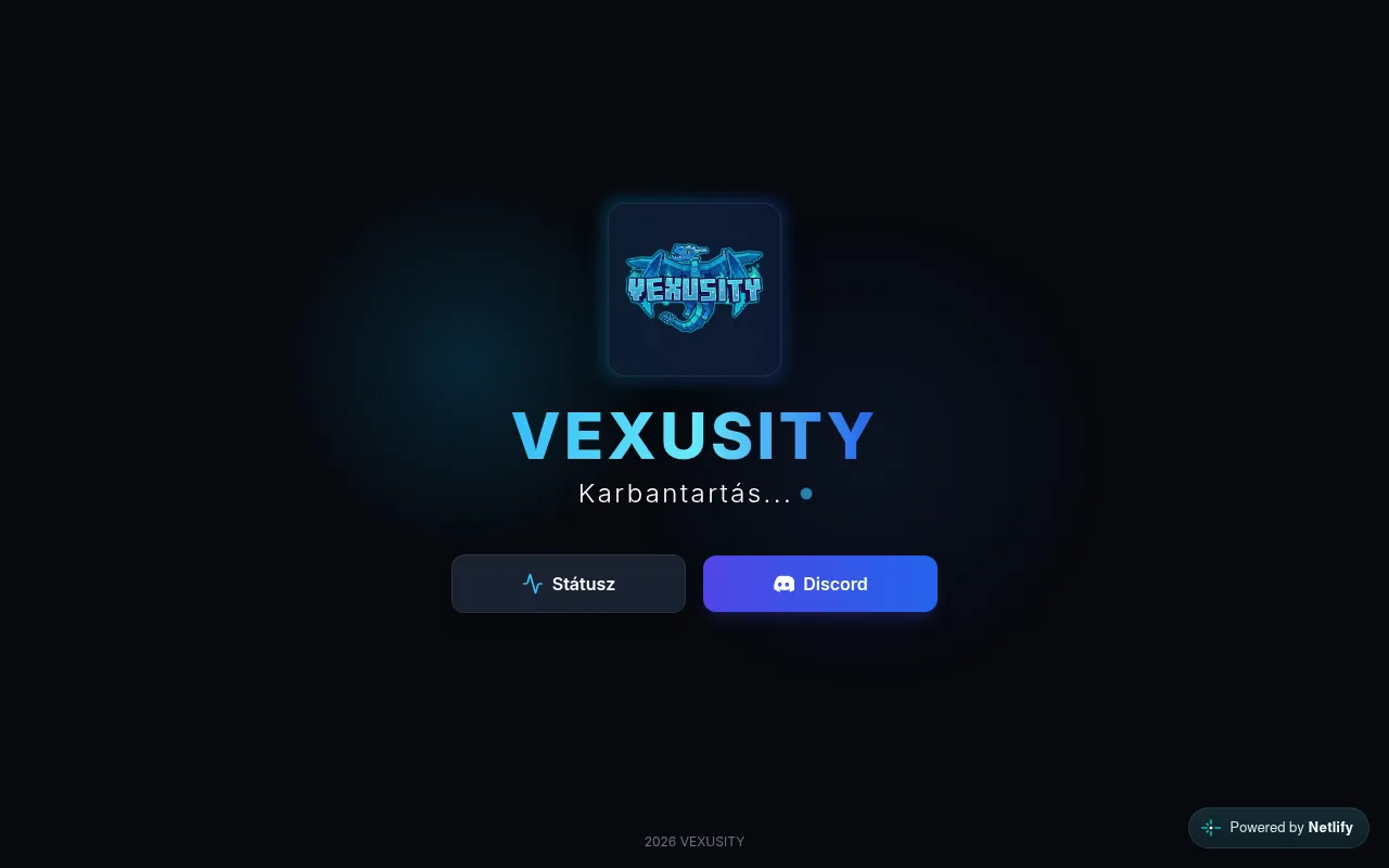 Screenshot of vexusity.hu