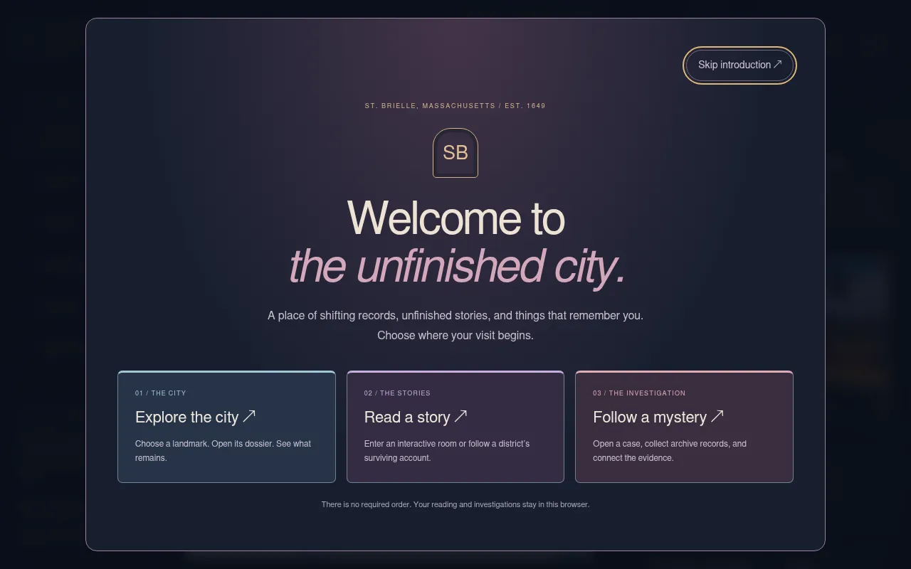 Screenshot of stbrielle.com