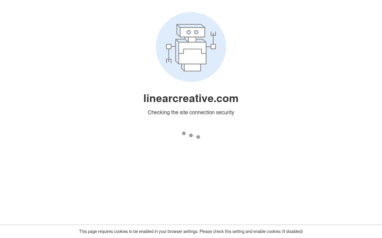 Screenshot of linearcreative.com