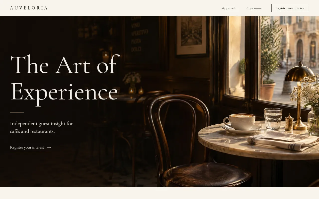Screenshot of auveloria.com