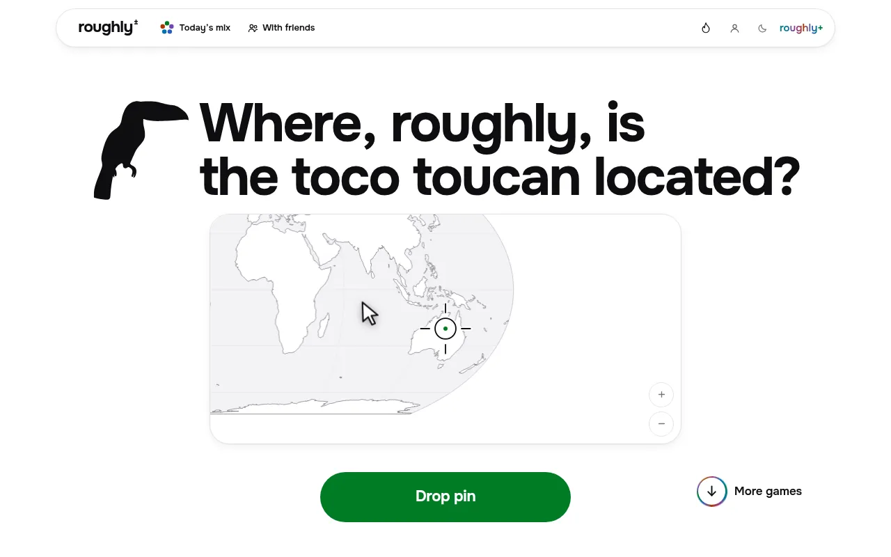 Screenshot of roughly.is