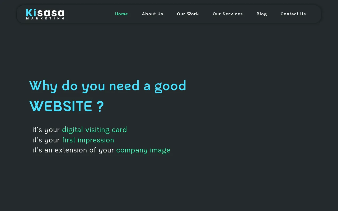 Screenshot of kisasa.net