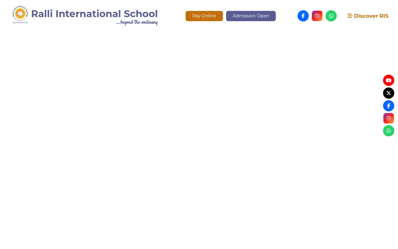 Screenshot of ralliinternationalschool.com