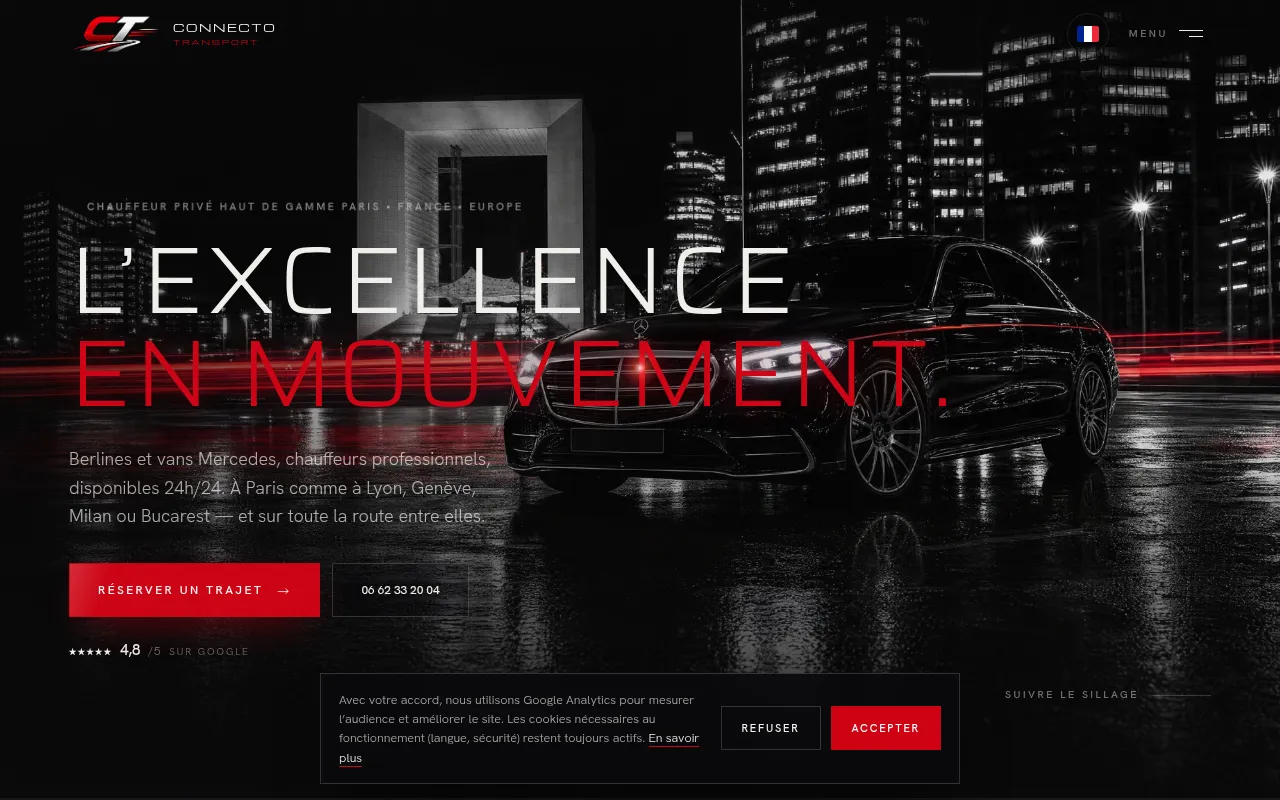 Screenshot of connecto-transport.com