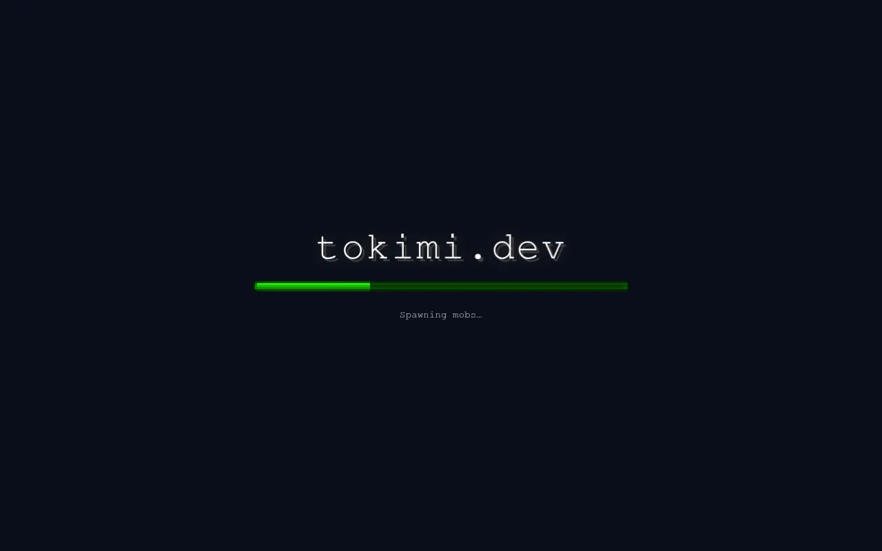 Screenshot of tokimi.dev