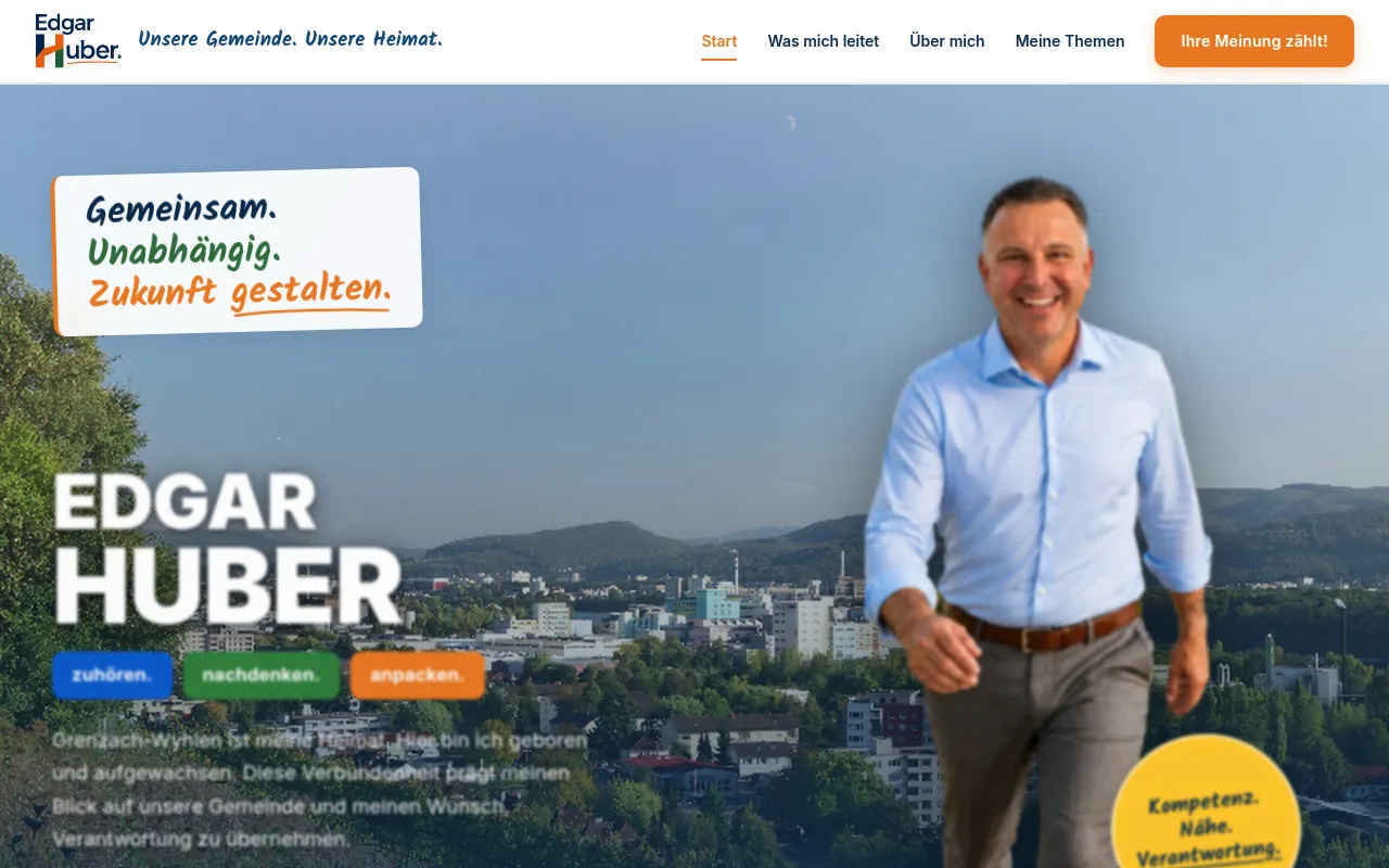 Screenshot of edgar-huber.de