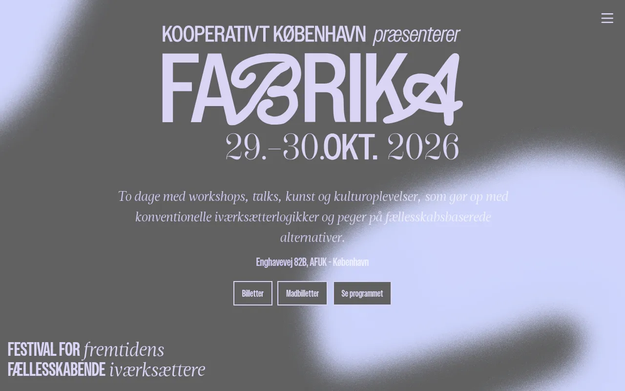 Screenshot of fabrikakbh.dk