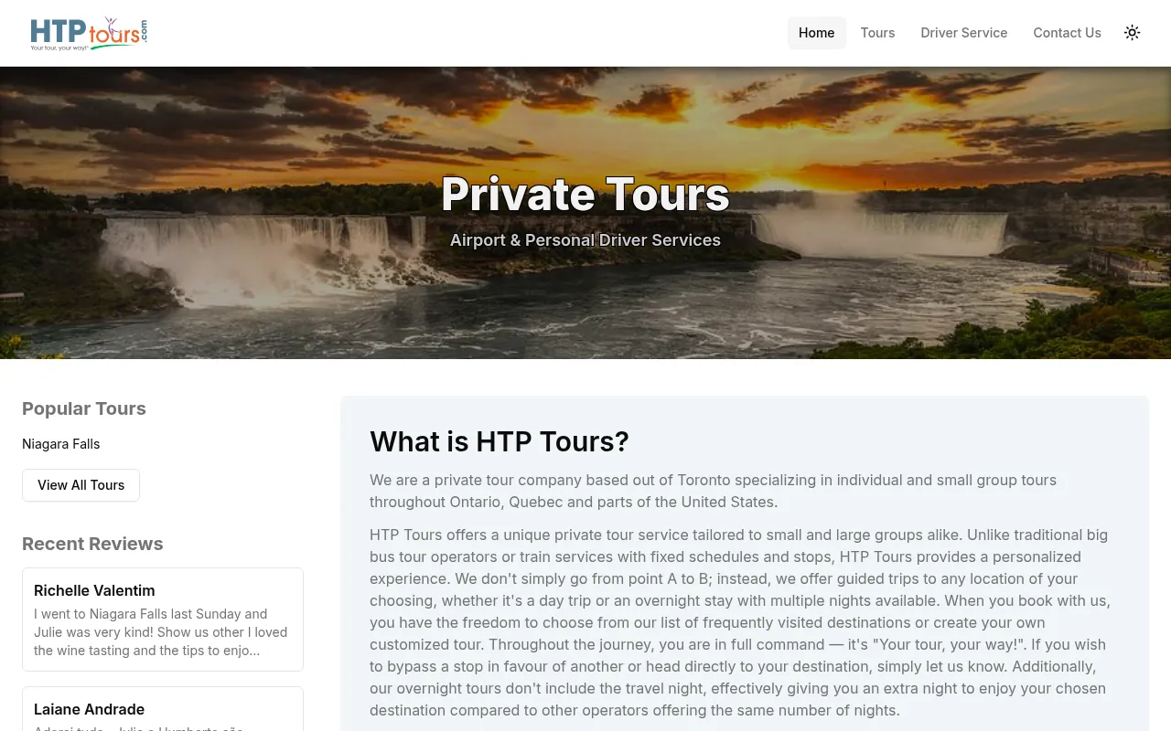 Screenshot of htp.mourinho.ca