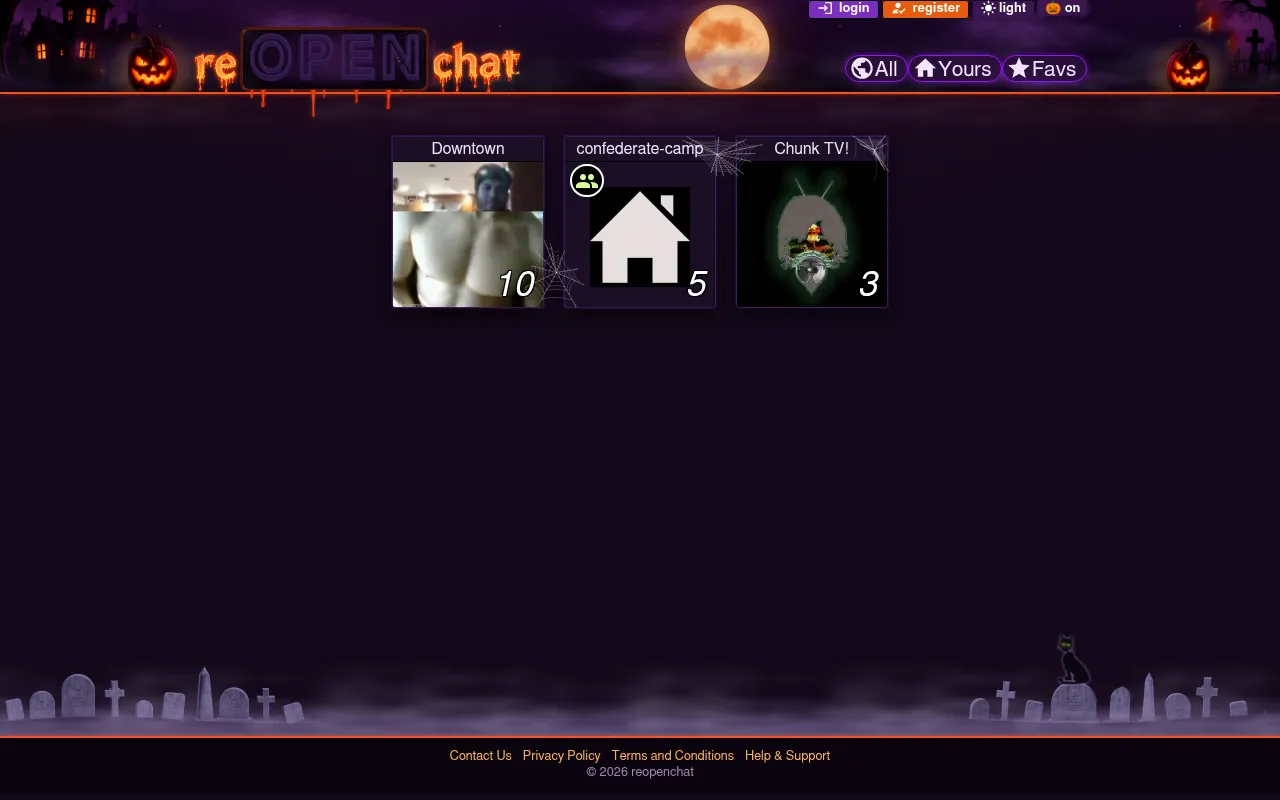 Screenshot of reopenchat.com