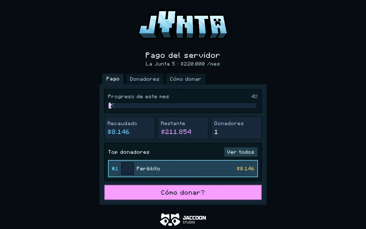 Screenshot of lajuntamc.netlify.app