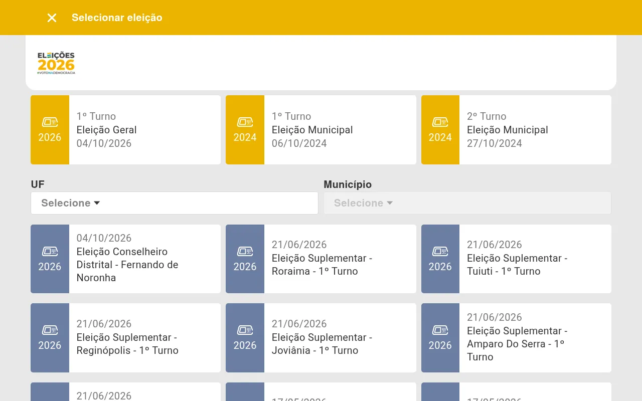 Screenshot of resultados.tse.jus.br