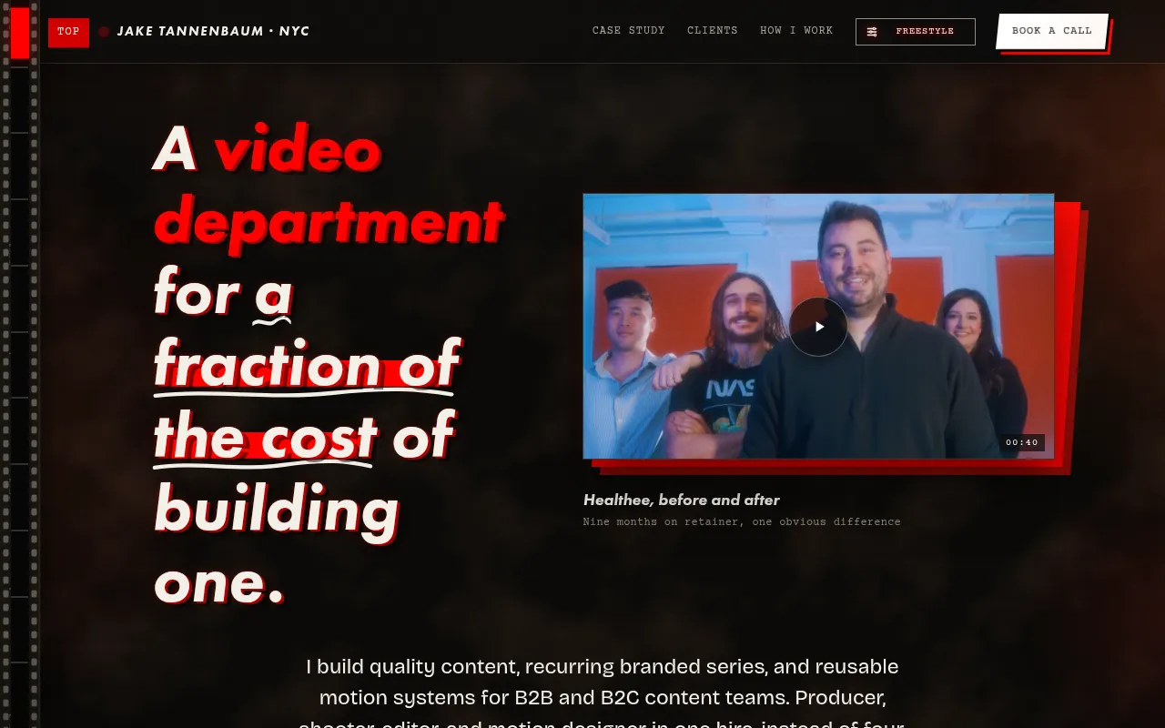 Screenshot of jftannen.com