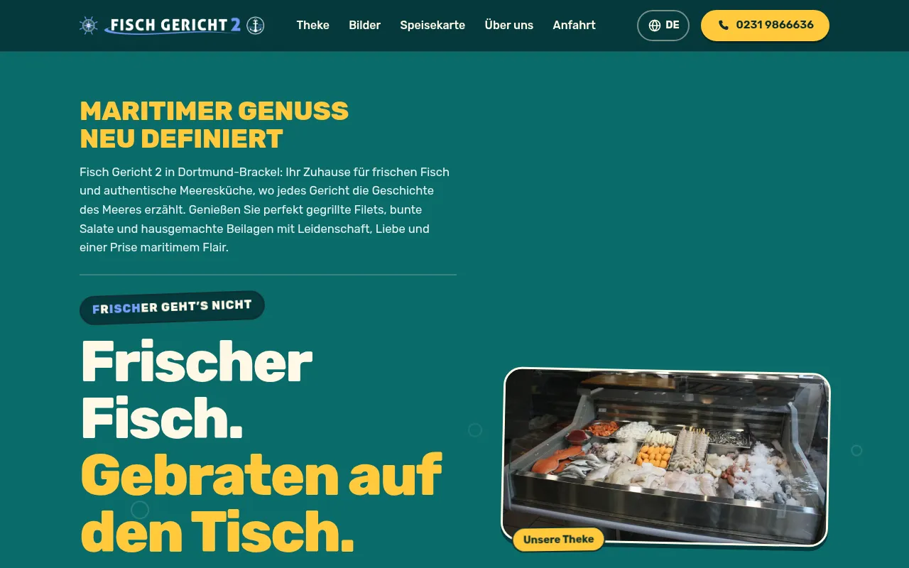 Screenshot of fischgericht2.de