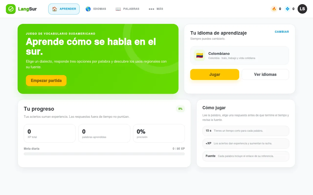 Screenshot of langsur.neocities.org